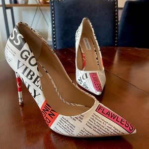 White Steve Madden Heels - Boss Lady Vibes